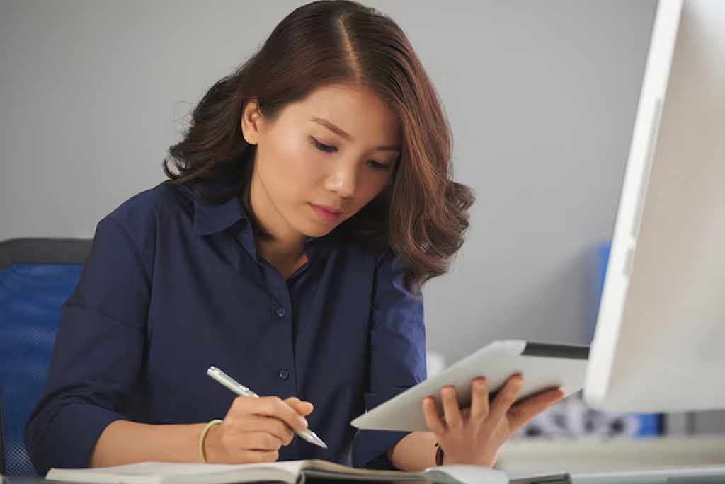 Twoconnect offshore team member in a professional workspace